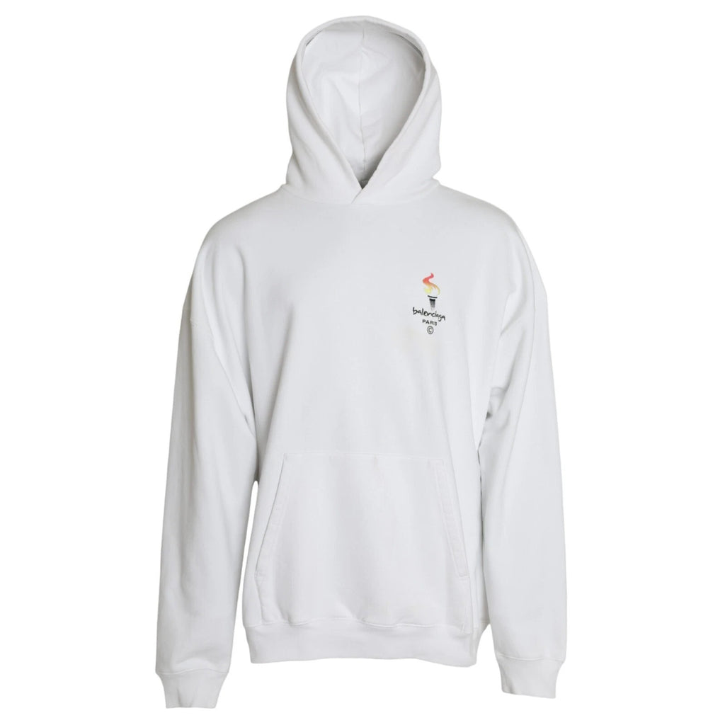 Balenciaga White Hoodie for Men