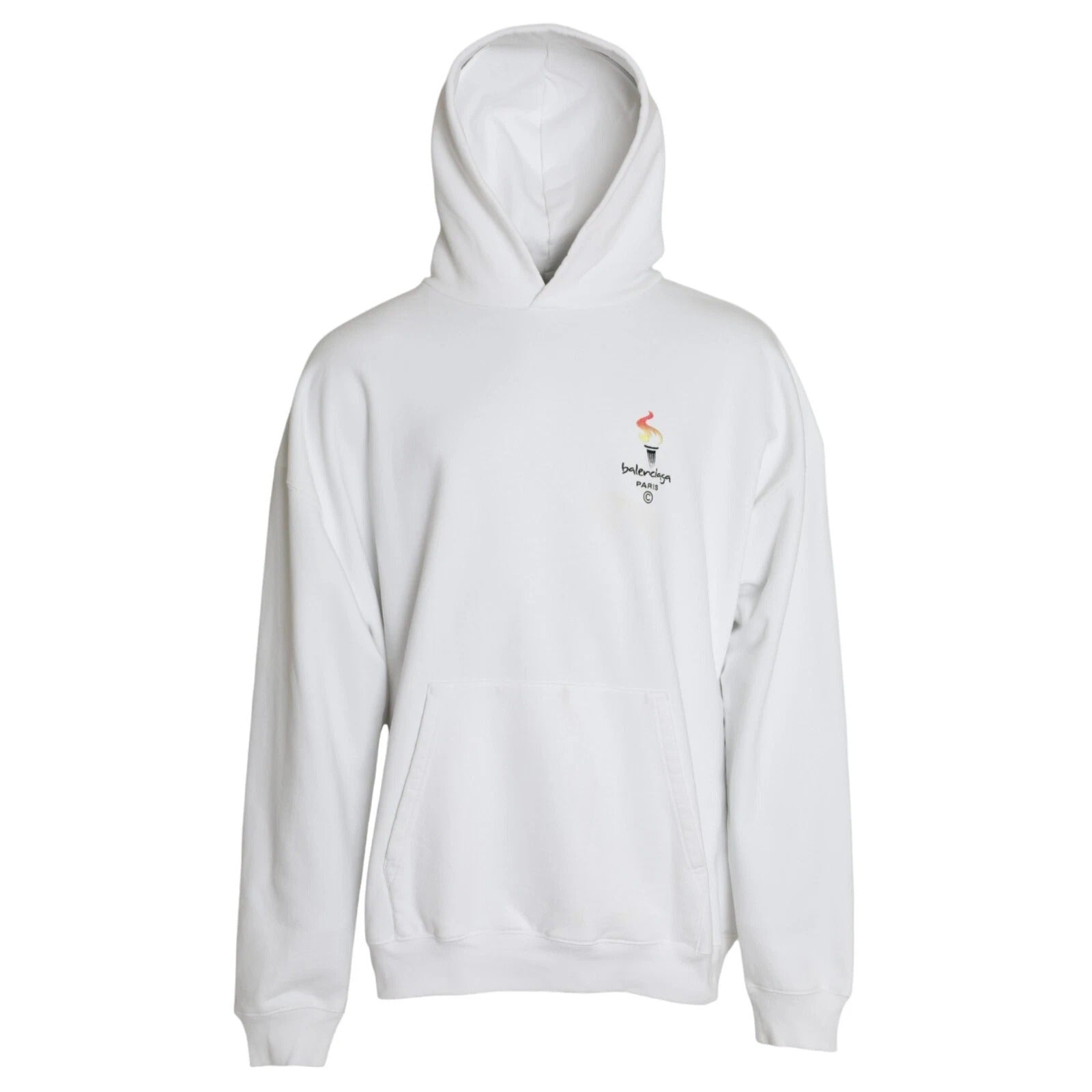 Balenciaga White Hoodie for Men