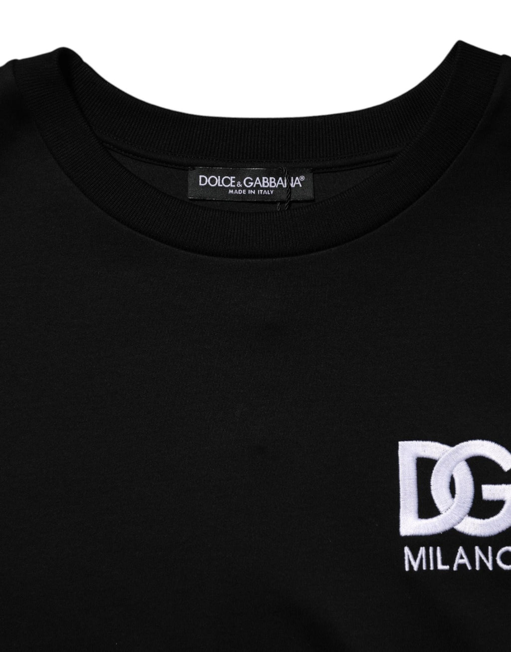 Dolce & Gabbana Black T-Shirt for Men detail view