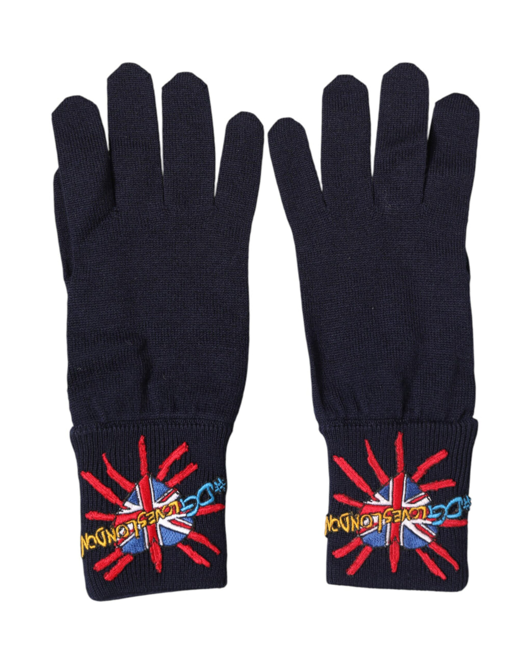 Dolce & Gabbana Blue Gloves for Men alternate view