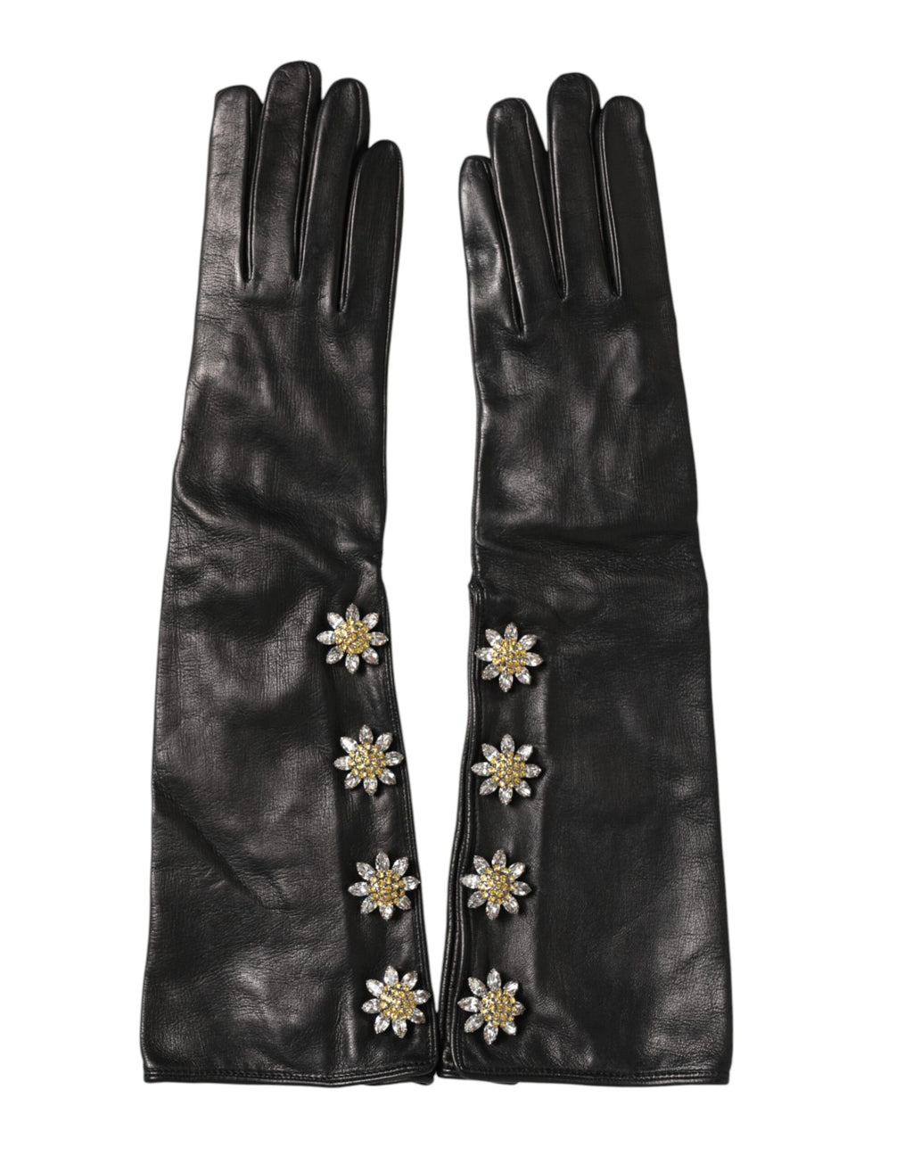 Dolce & Gabbana Black Gloves for Women alternate view