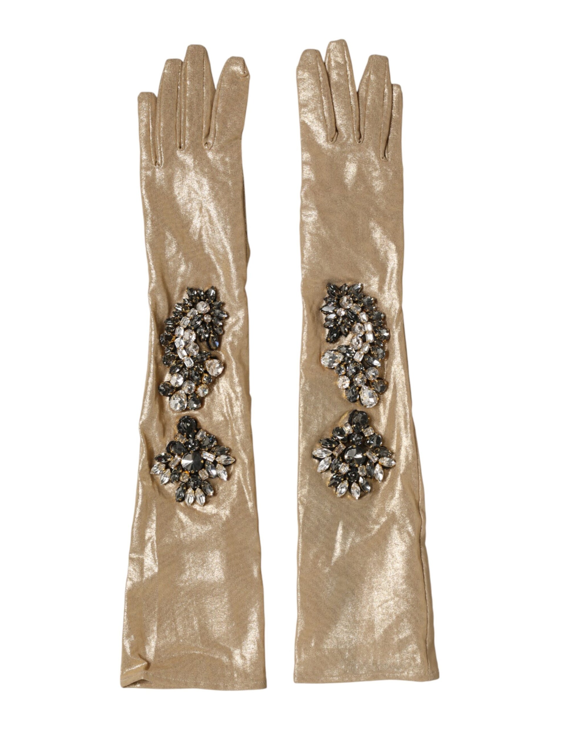 Dolce & Gabbana Beige Gloves for Women alternate view