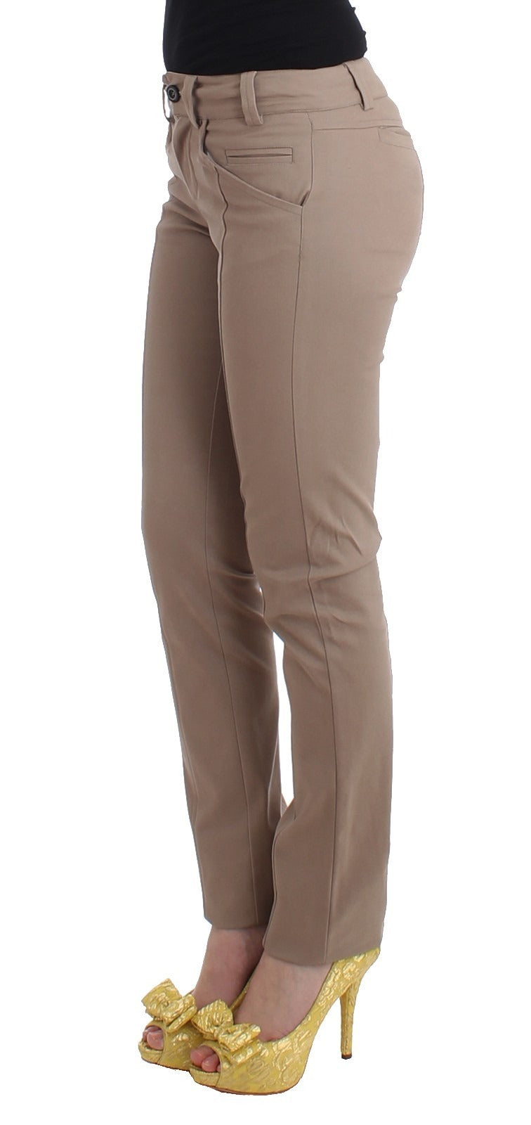 Cavalli Class Beige Skinny Jeans for Women additional view