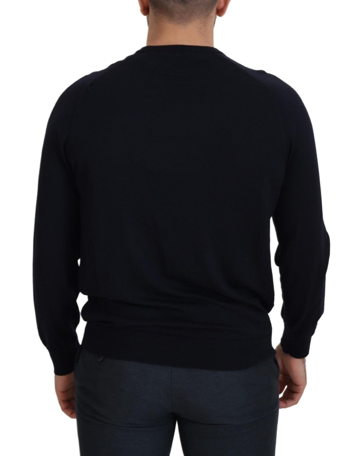 Alpha Studio Black Sweatshirt for Men detail view
