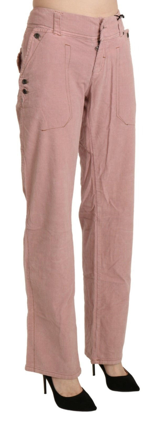 Ermanno Scervino Pink Casual Pants for Women side view