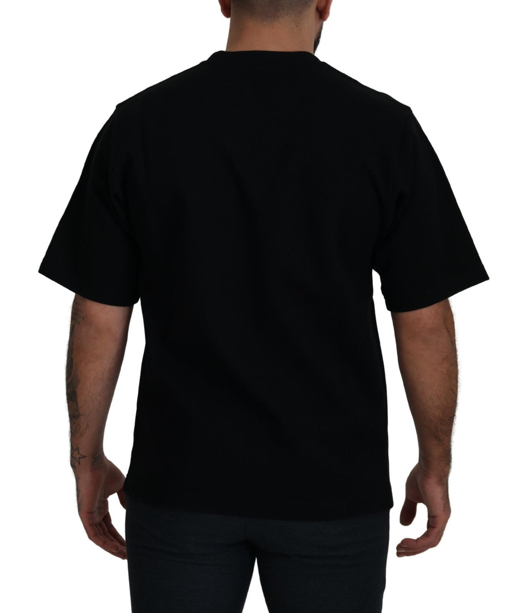 Dolce & Gabbana Black T-Shirt for Men detail view