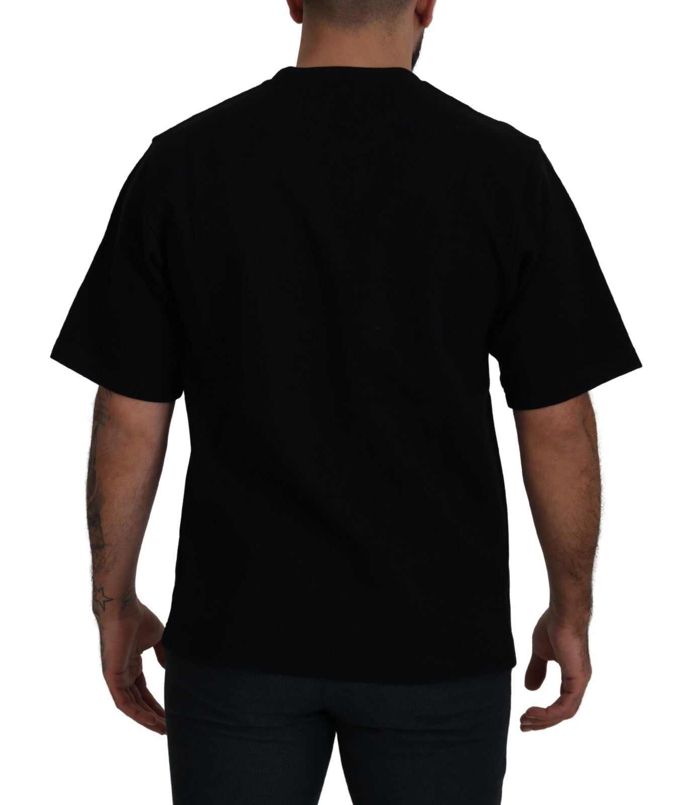 Dolce & Gabbana Black T-Shirt for Men detail view