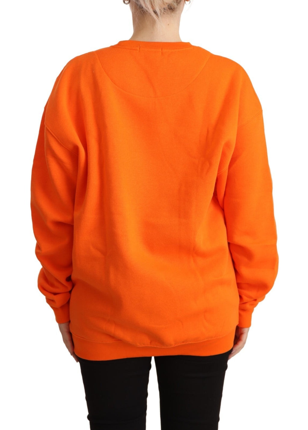 Pull-over à manches longues imprimé orange Philippe Model