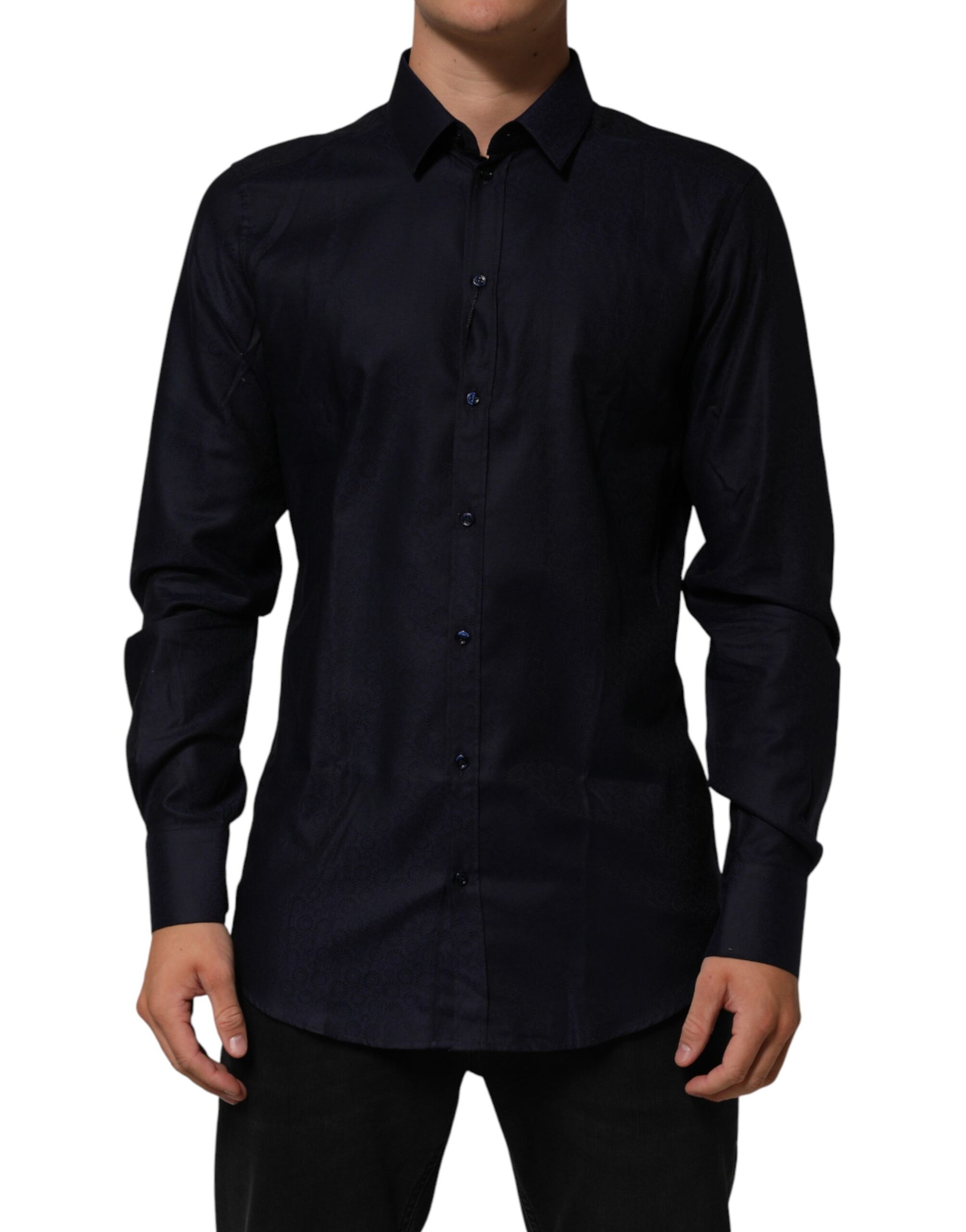 Dolce & Gabbana Blue Dress Shirt for Men alternate view
