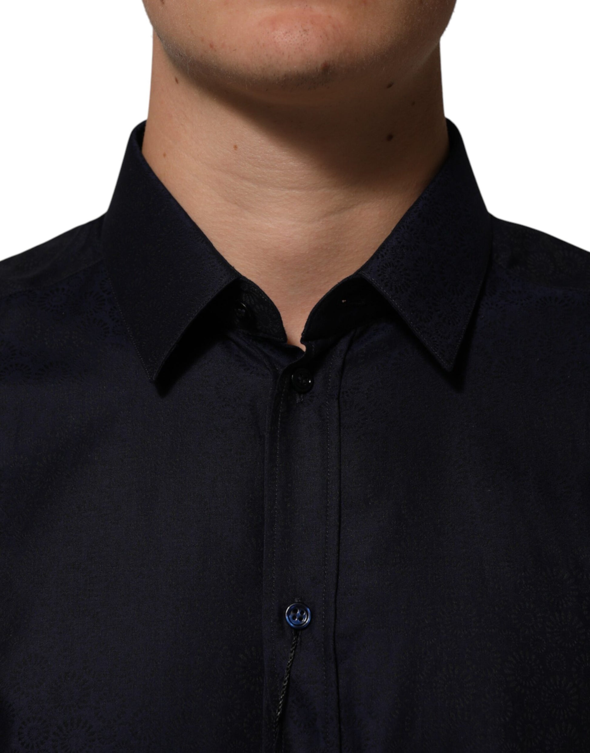 Dolce & Gabbana Blue Dress Shirt for Men additional view