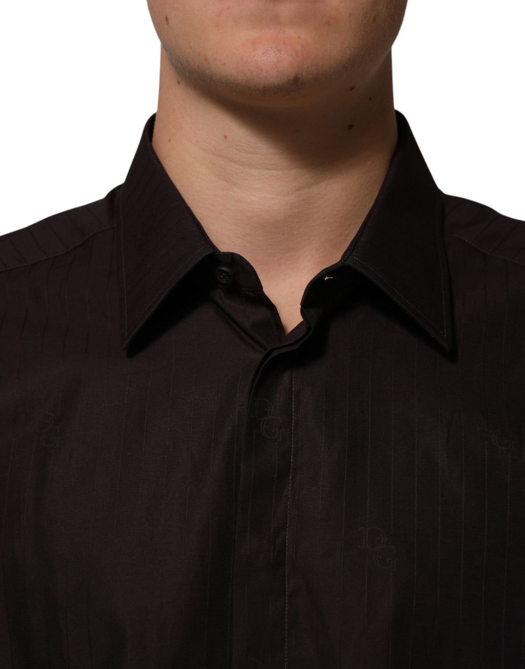 Dolce & Gabbana Brown Dress Shirt for Men additional view