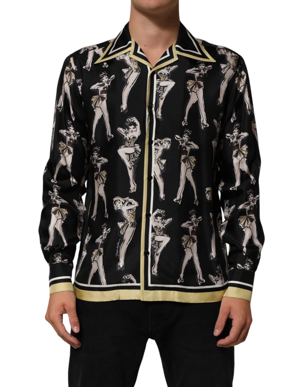 Dolce & Gabbana Black Dress Shirt for Men