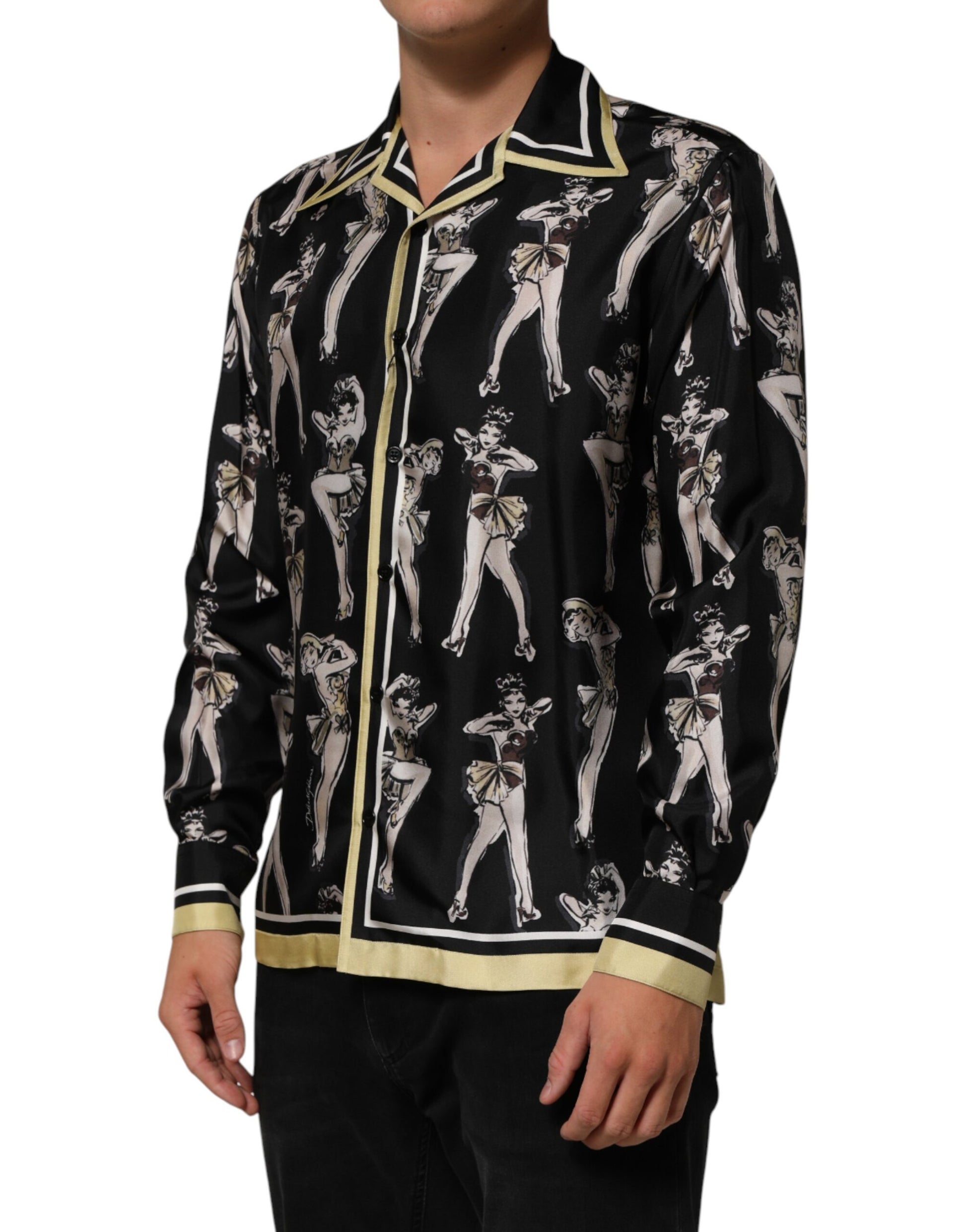 Dolce & Gabbana Black Dress Shirt for Men detail view