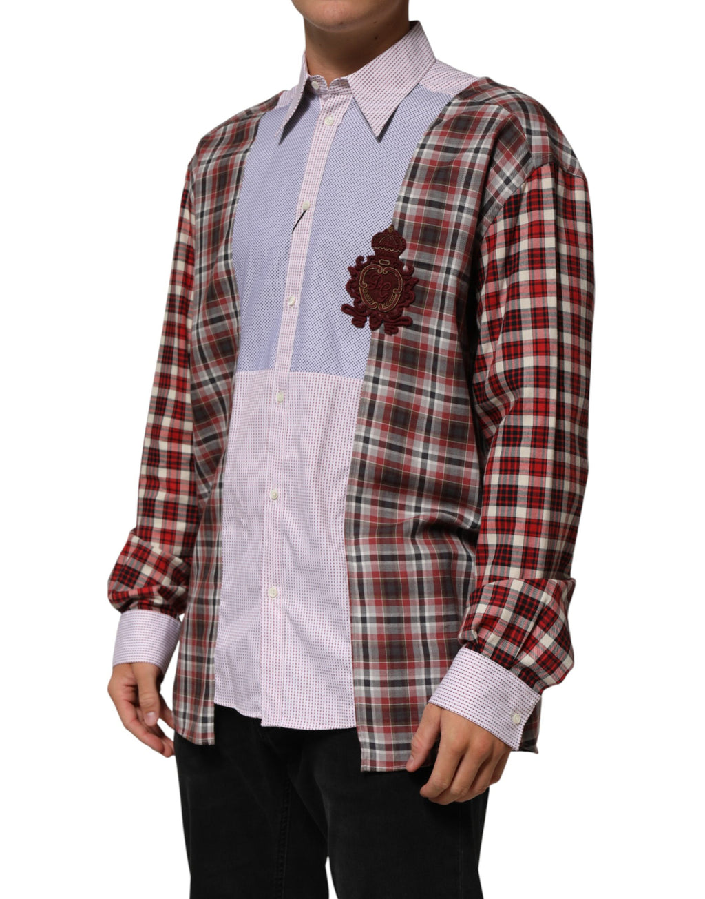 Dolce & Gabbana Multicolor Dress Shirt for Men detail view