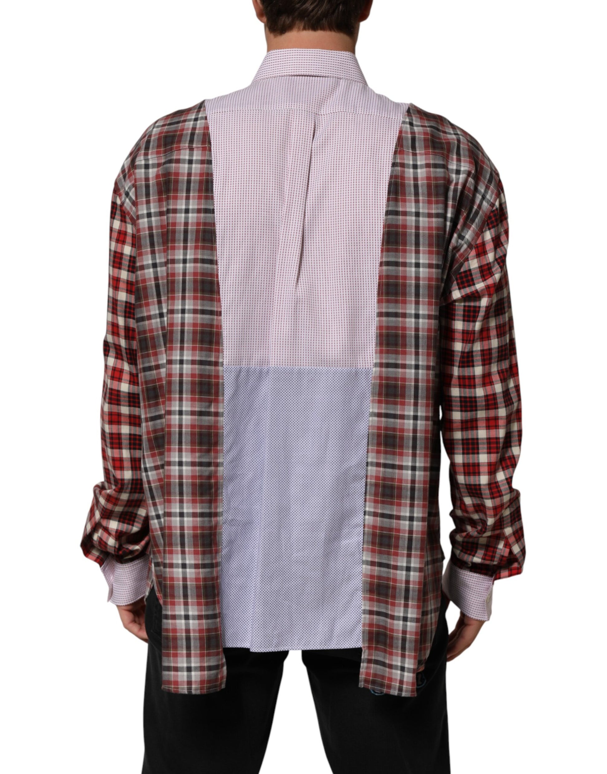 Dolce & Gabbana Multicolor Dress Shirt for Men side view