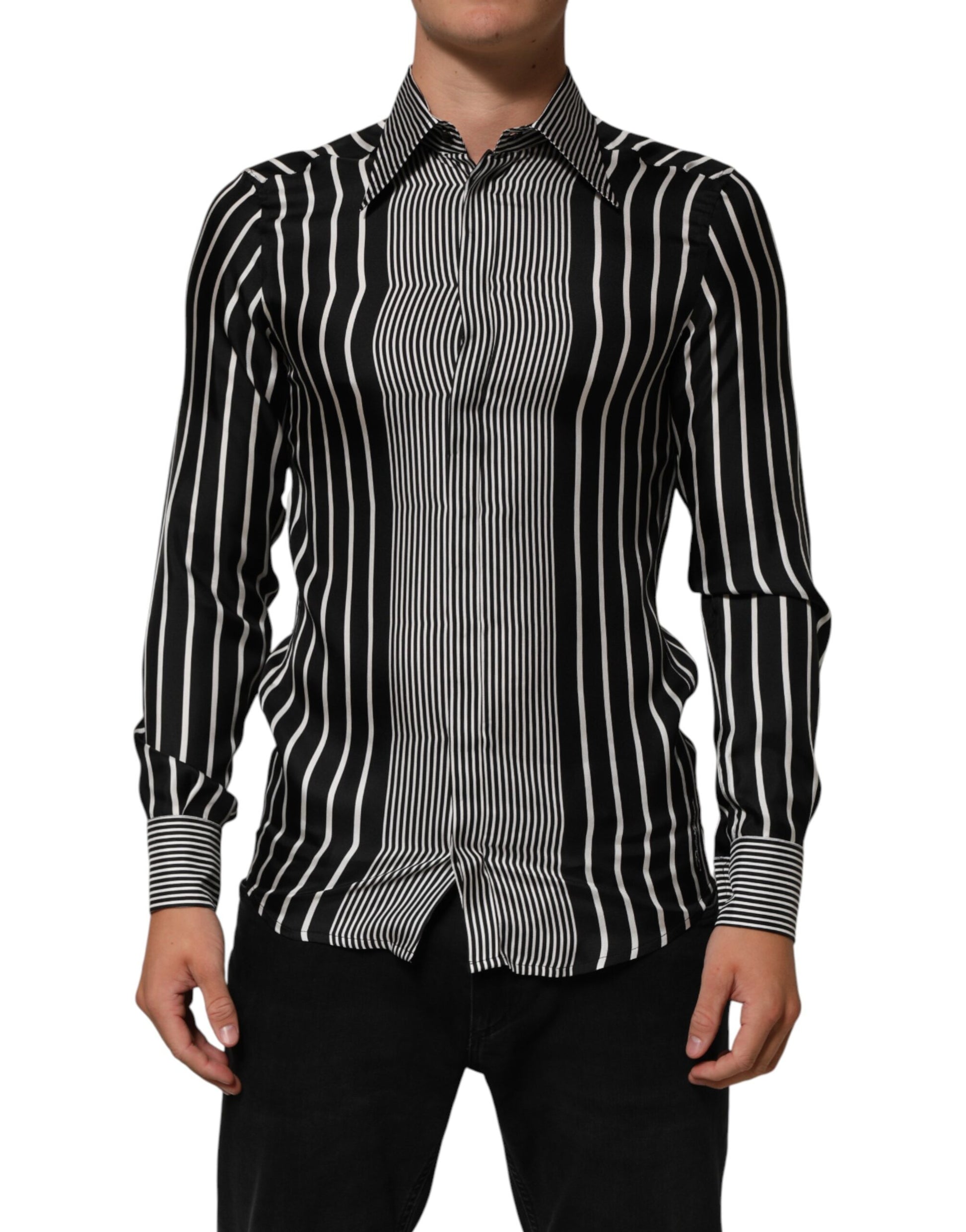 Dolce & Gabbana Black Dress Shirt for Men