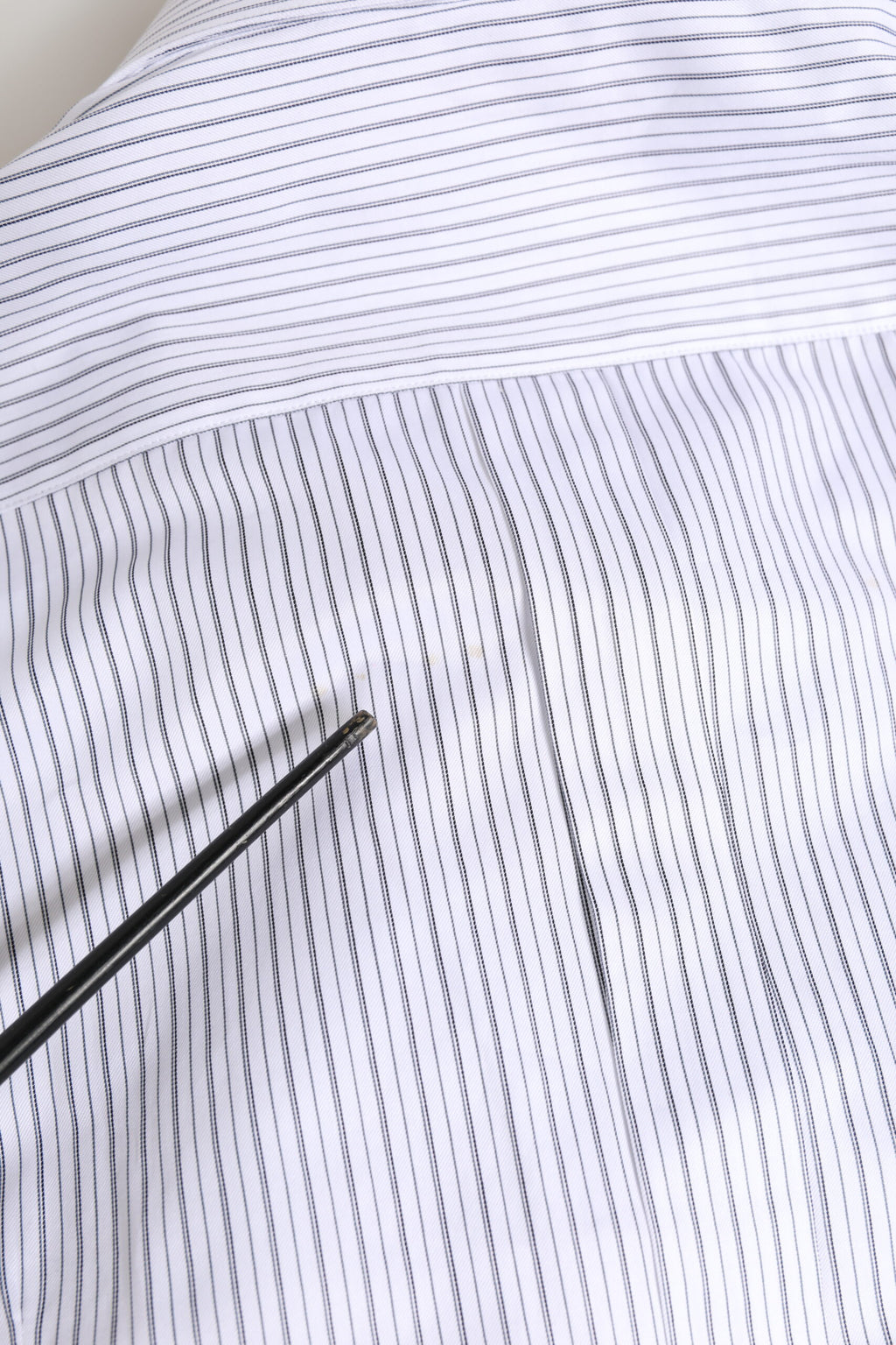 Chemise Habillée Dolce & Gabbana Rayures Blanches Manches Longues DORÉE