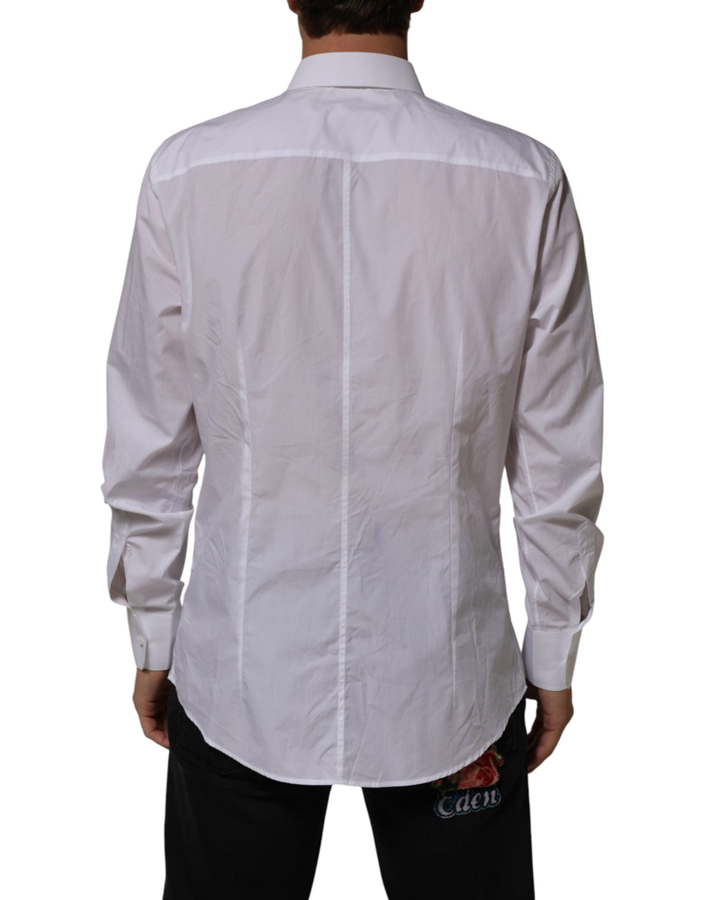 Dolce & Gabbana White Dress Shirt for Men side view