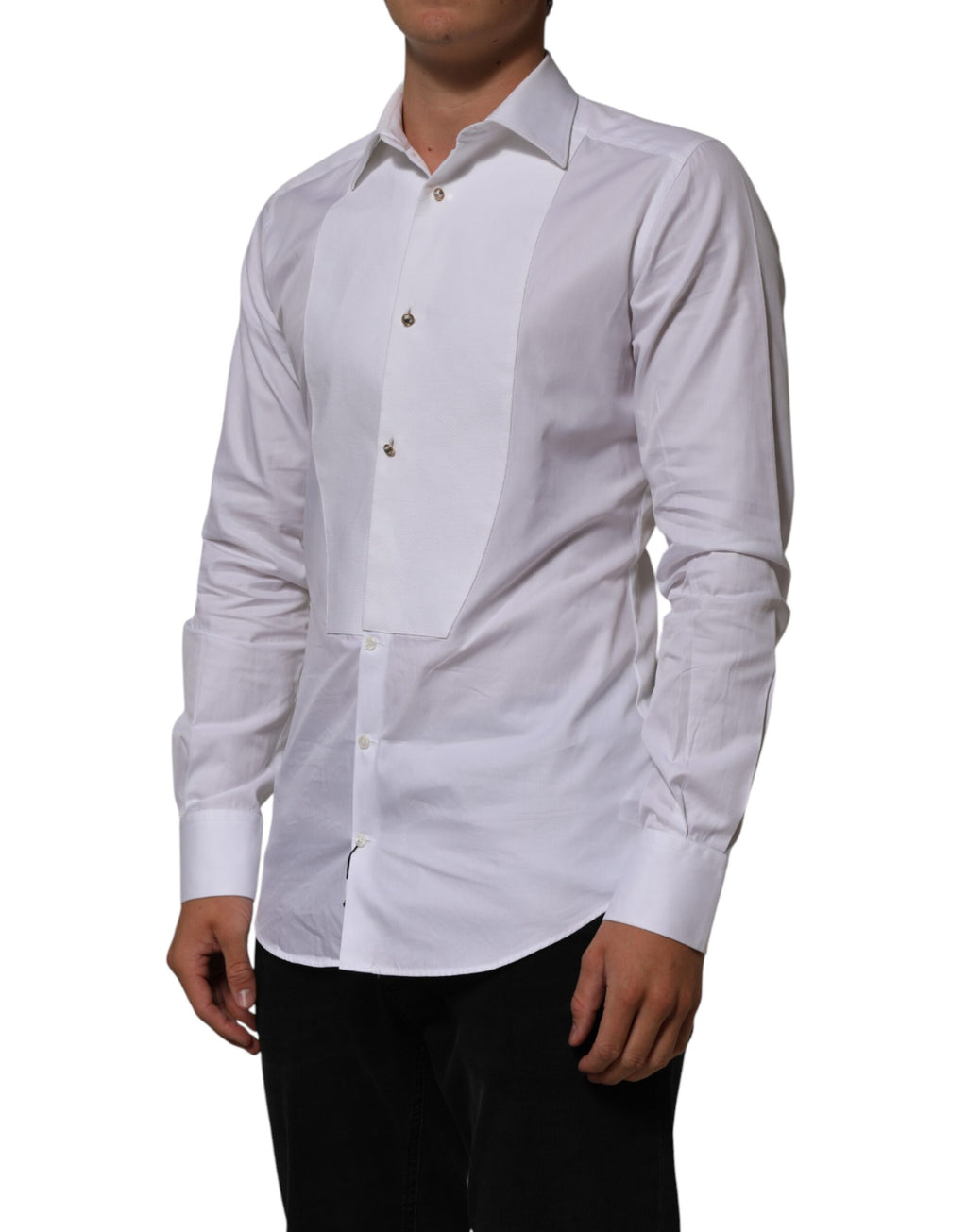 Dolce & Gabbana White Dress Shirt for Men detail view