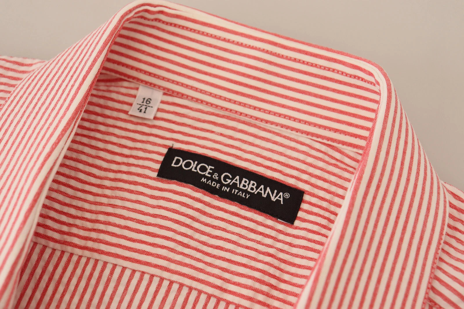 Dolce & Gabbana Red Short-Sleeve Shirt for Men additional view