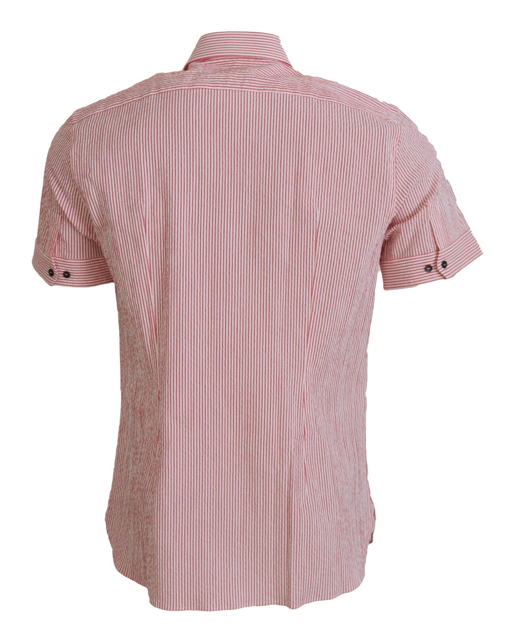 Dolce & Gabbana Red Short-Sleeve Shirt for Men side view