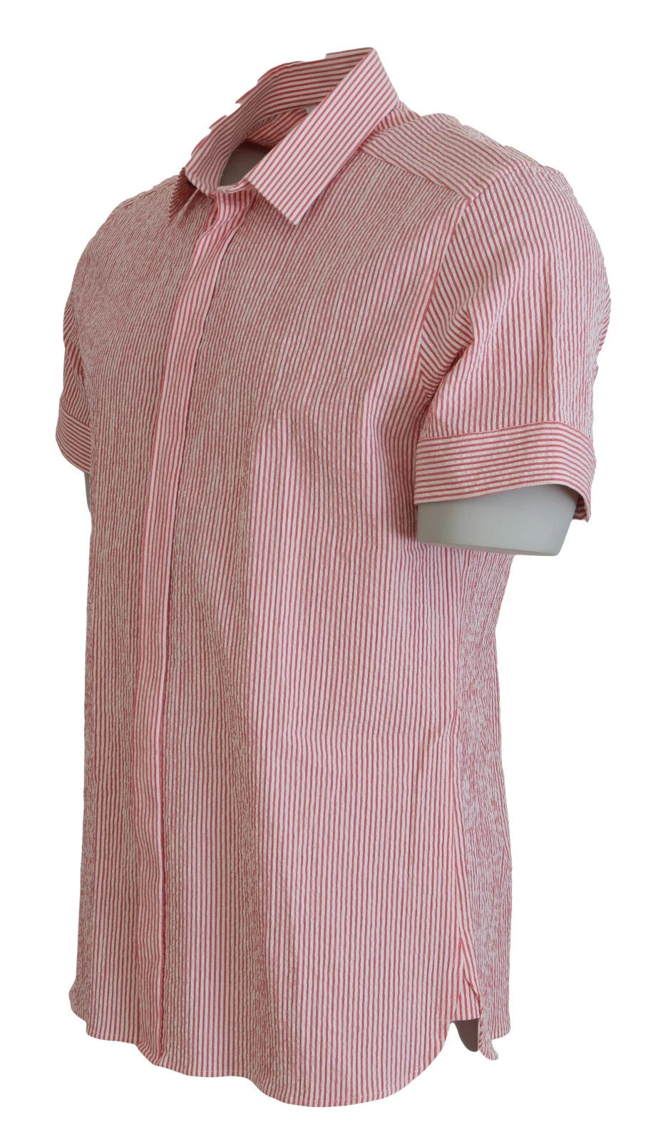 Dolce & Gabbana Red Short-Sleeve Shirt for Men detail view