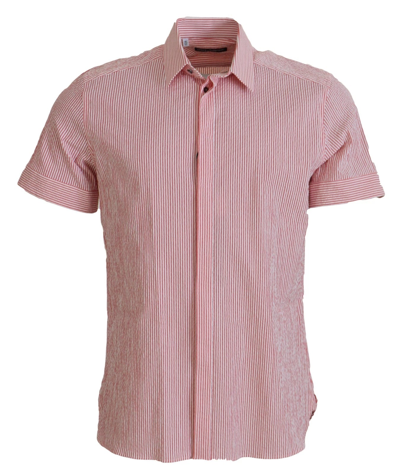Dolce & Gabbana Red Short-Sleeve Shirt for Men alternate view