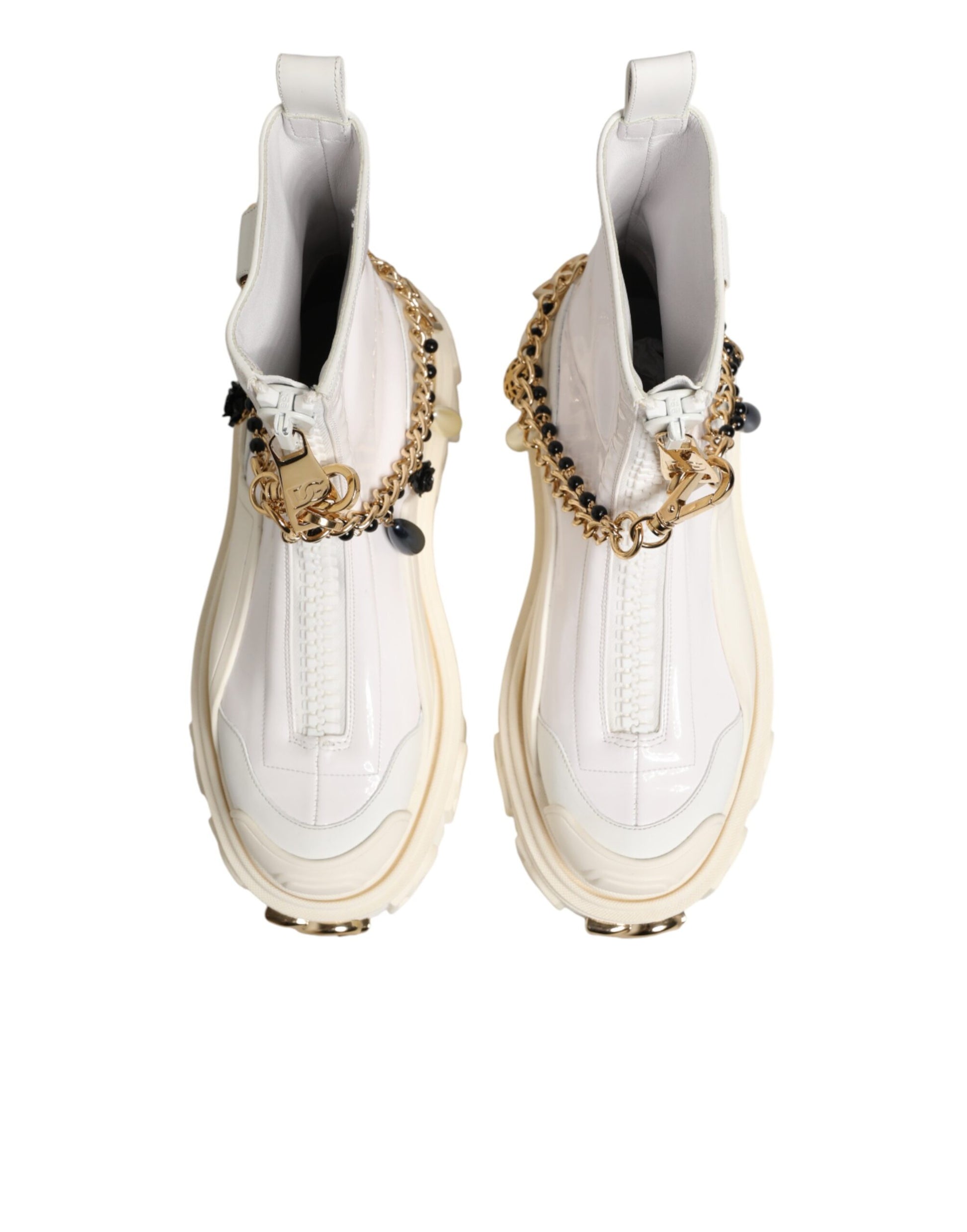 Dolce & Gabbana White Ankle for Women side view