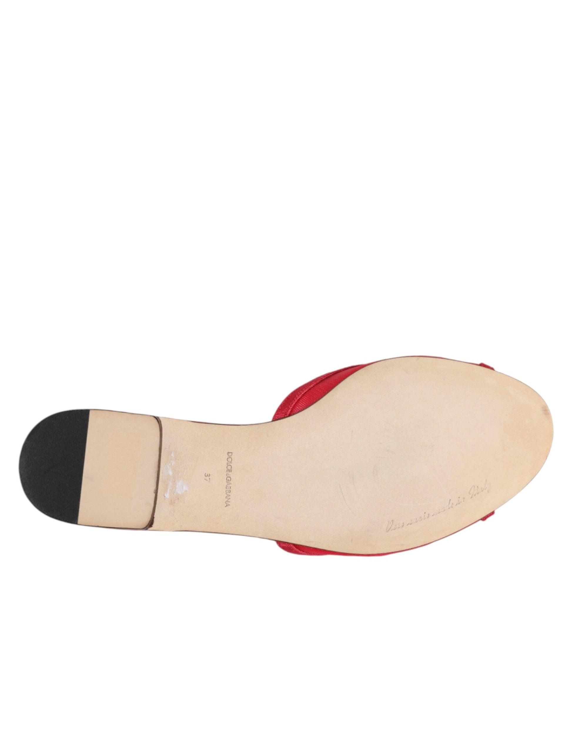 Dolce & Gabbana Red Flat for Women additional view