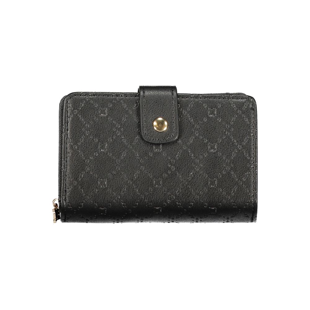 Portefeuille femme Laura Biagiotti en polyuréthane noir