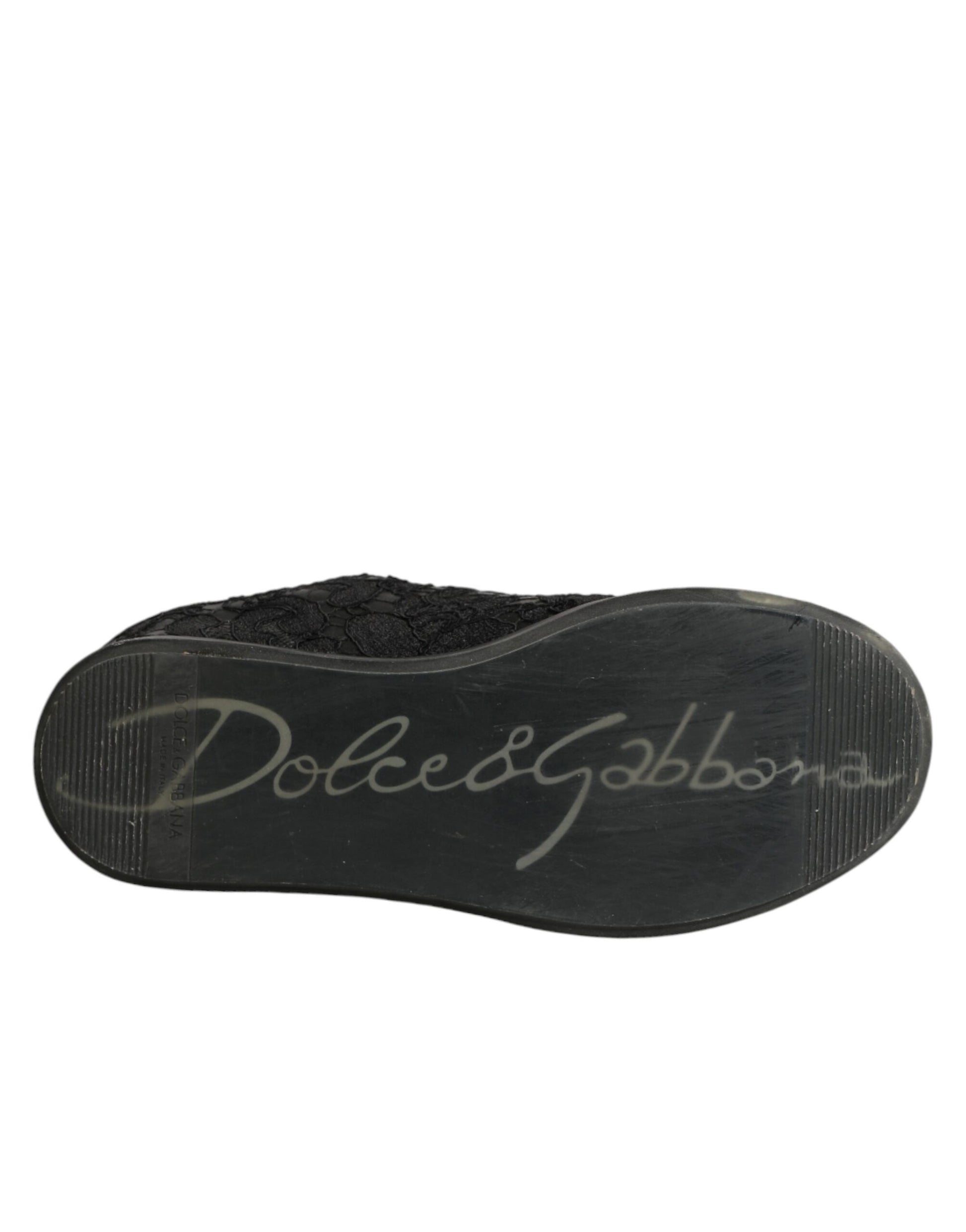 Dolce & Gabbana Black Low Top Sneakers for Women additional view