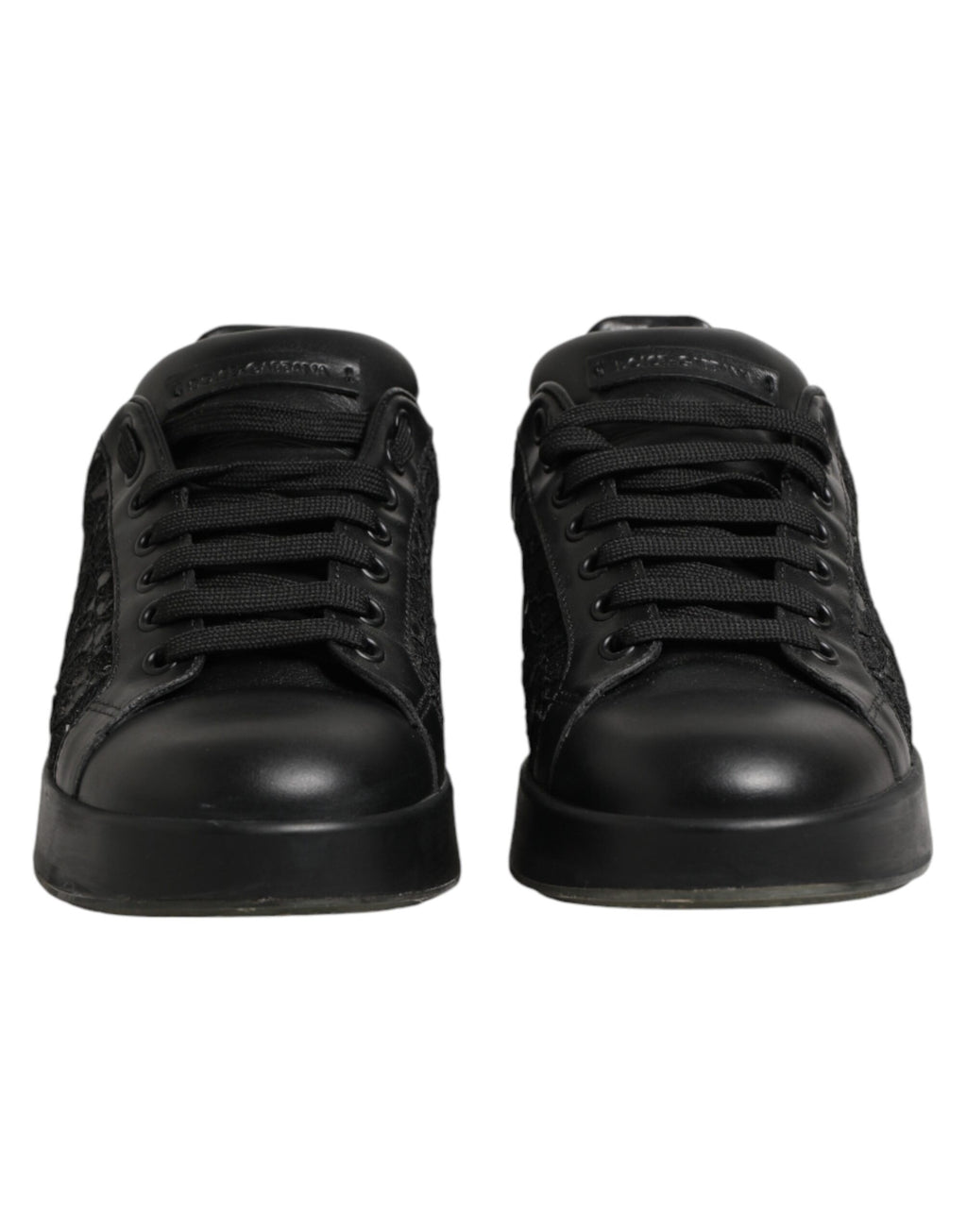 Dolce & Gabbana Black Low Top Sneakers for Women detail view