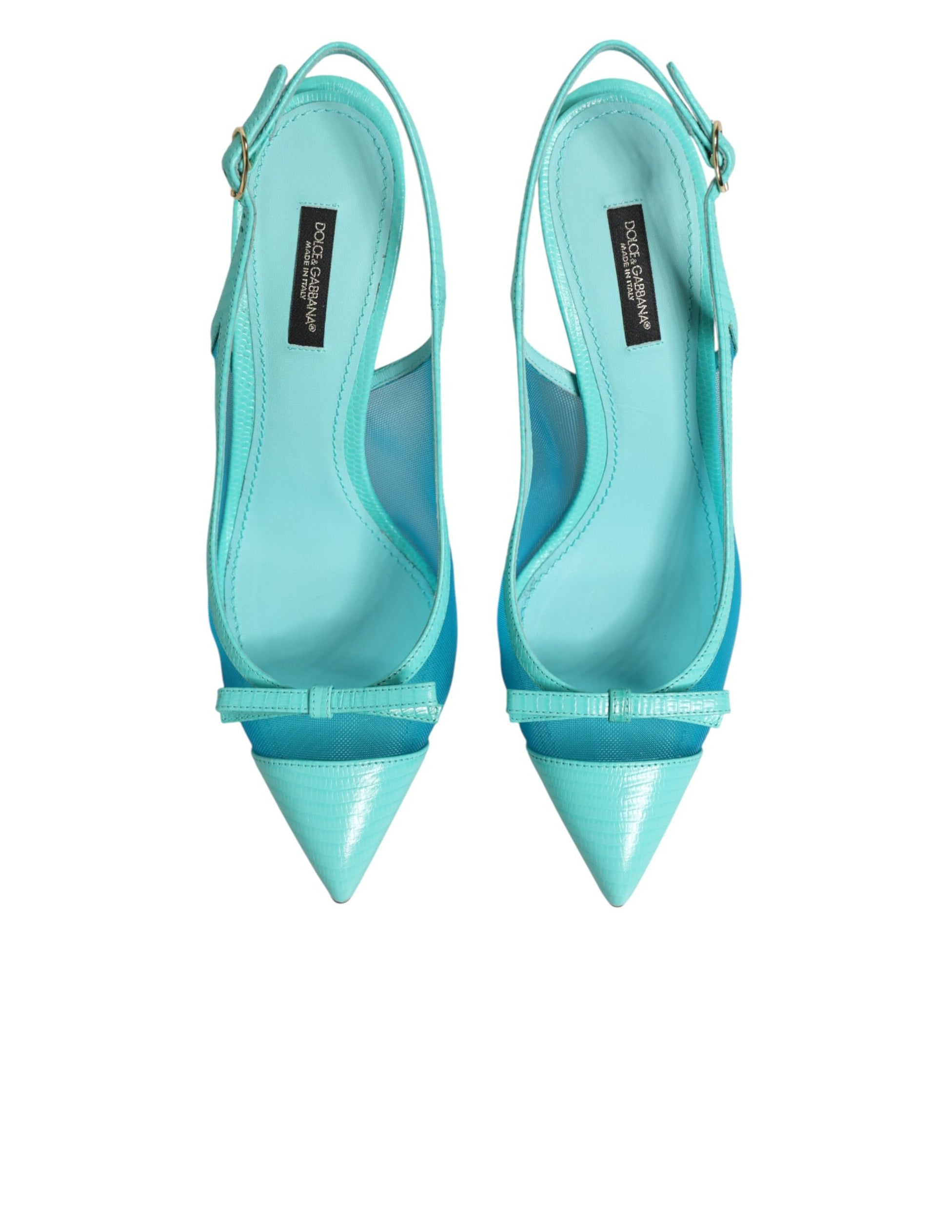 Dolce & Gabbana Blue High Heel for Women side view
