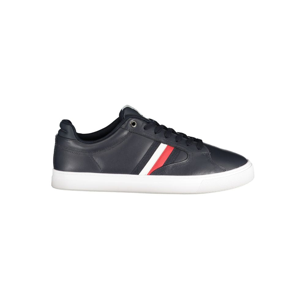 Baskets Tommy Hilfiger bleues en polyester pour homme