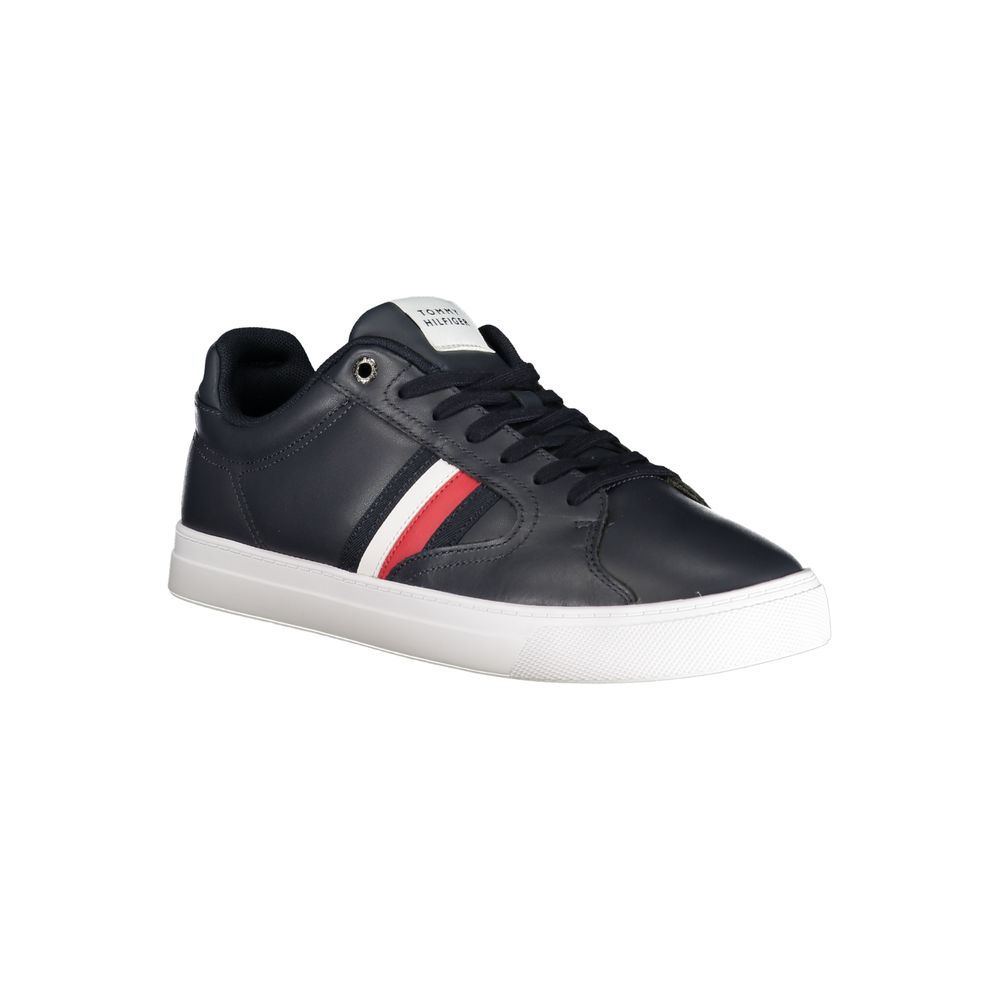 Baskets Tommy Hilfiger bleues en polyester pour homme