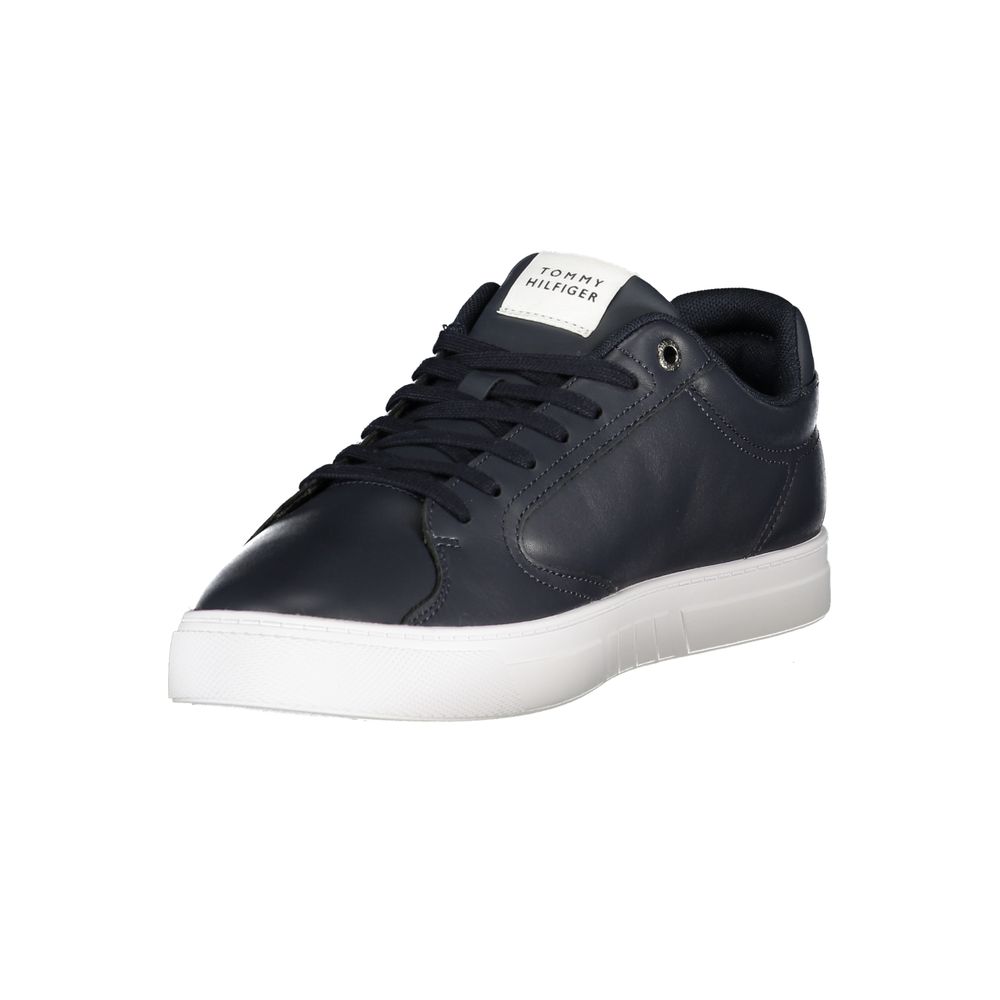 Baskets Tommy Hilfiger bleues en polyester pour homme
