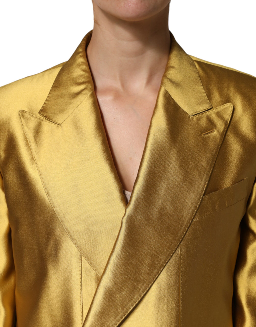Dolce & Gabbana Gold Blazer for Women additional view