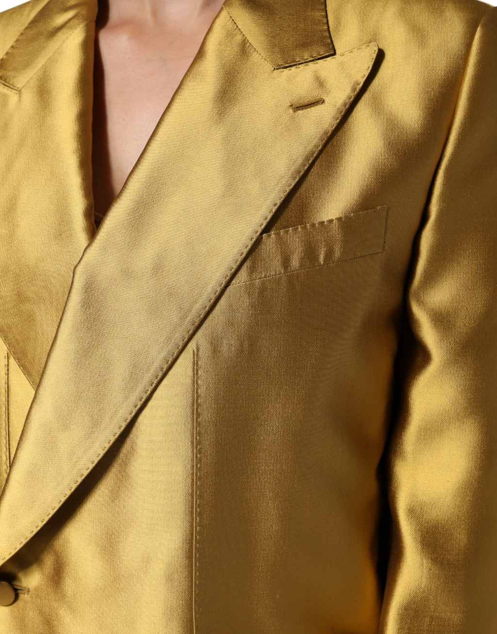 Dolce & Gabbana Gold Blazer for Women additional view