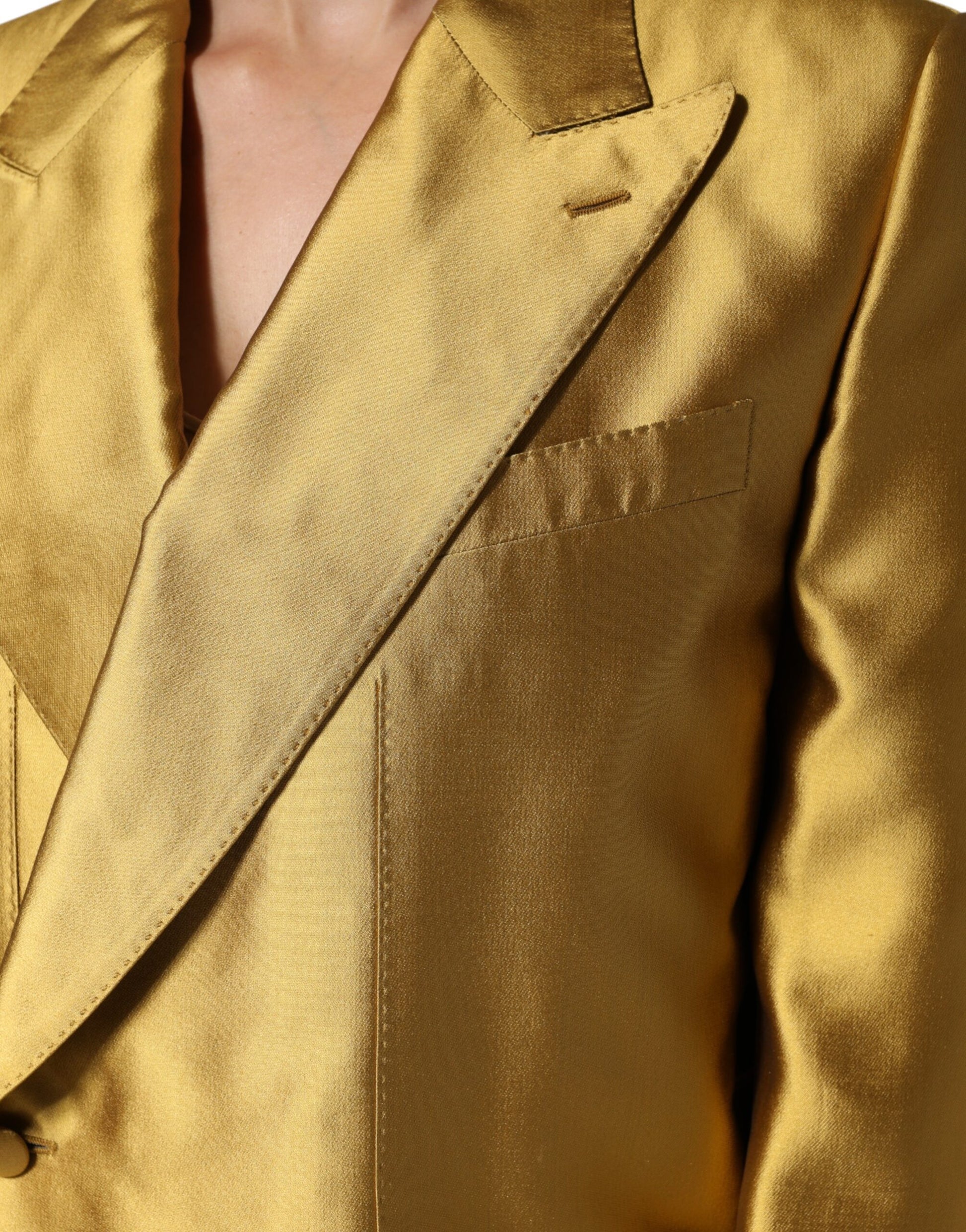 Dolce & Gabbana Gold Blazer for Women additional view