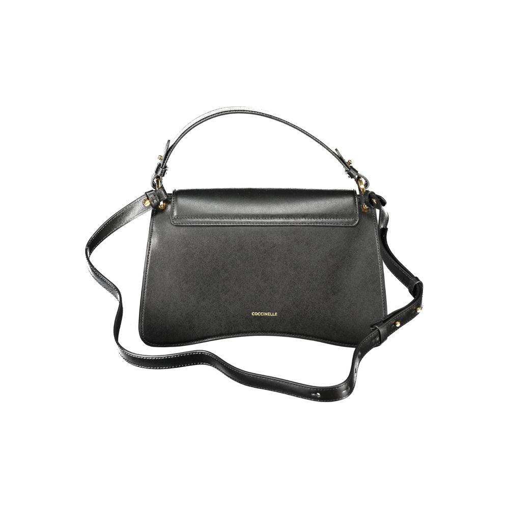 Sac à main Coccinelle en cuir noir pour femme