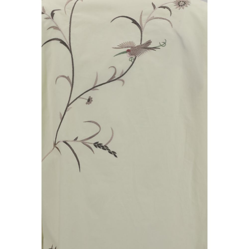 Baziszt Bicolor Cotton Pattern Shirt