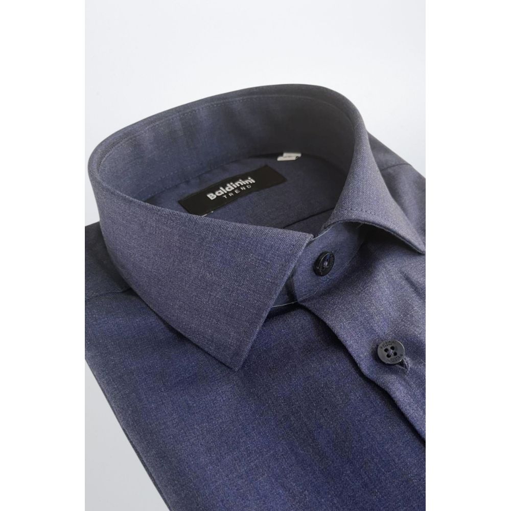 Baldinini Trend Blue Dress Shirt for Men alternate view