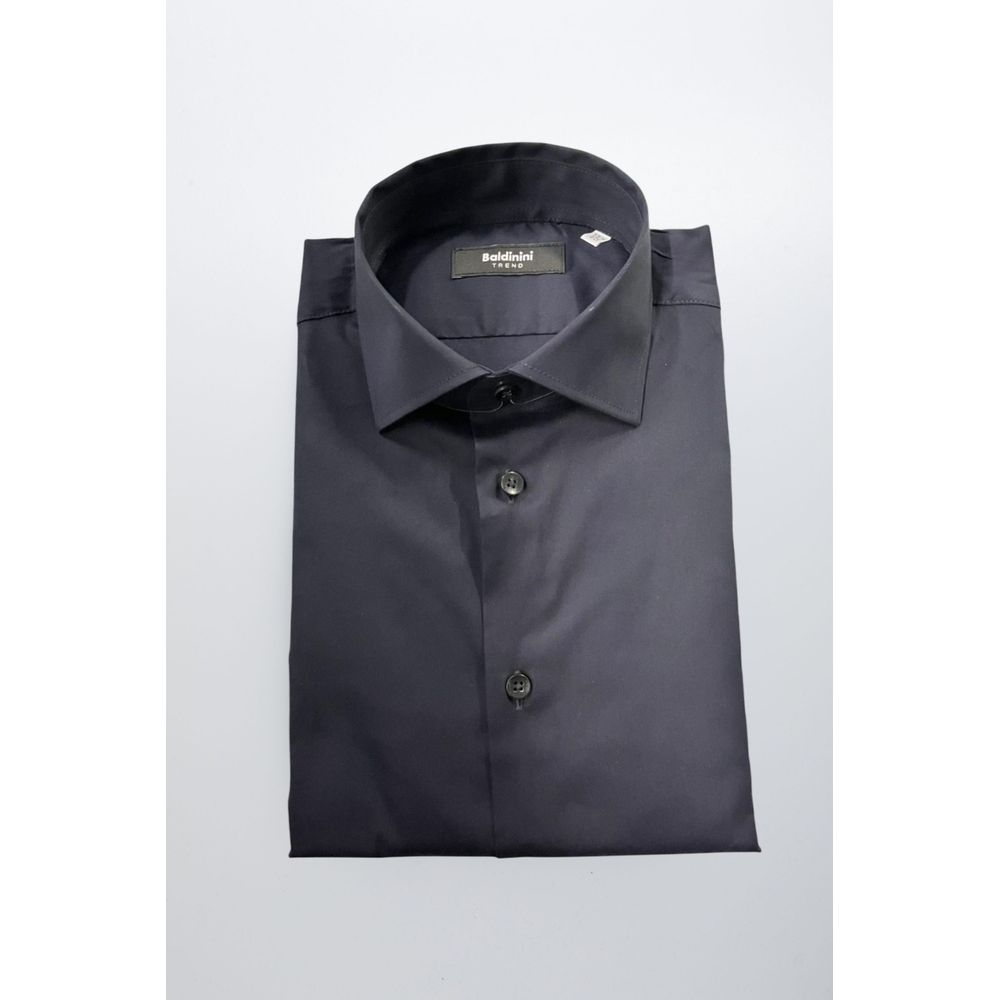 Baldinini Trend Black Dress Shirt for Men