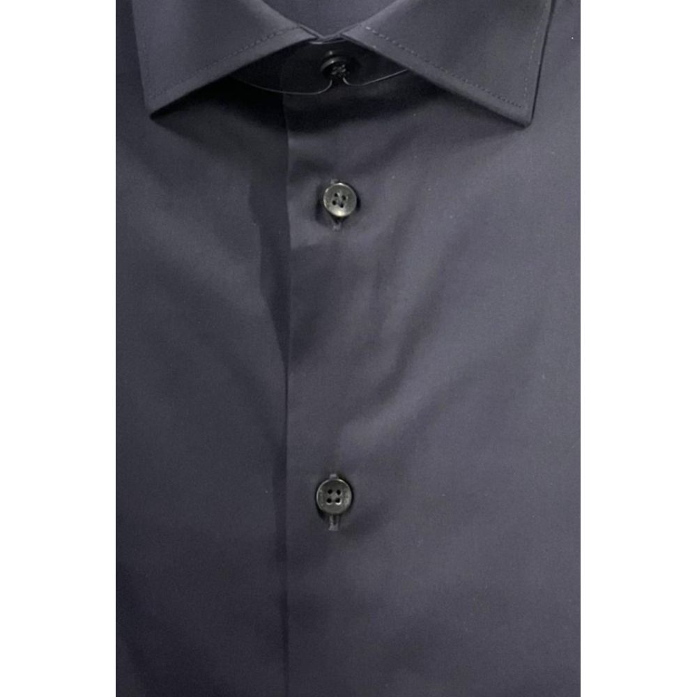 Baldinini Trend Black Dress Shirt for Men detail view