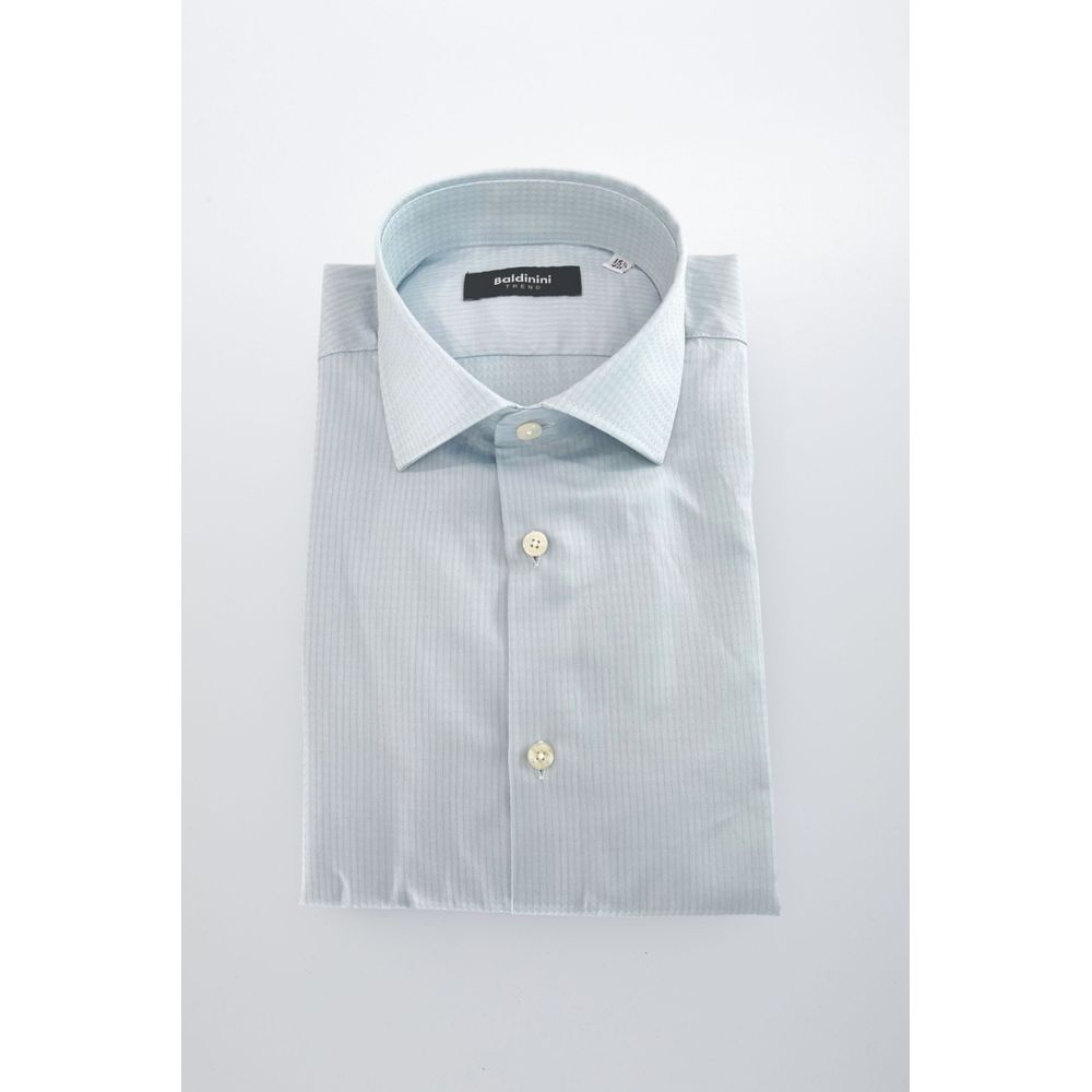 Baldinini Trend Blue Dress Shirt for Men