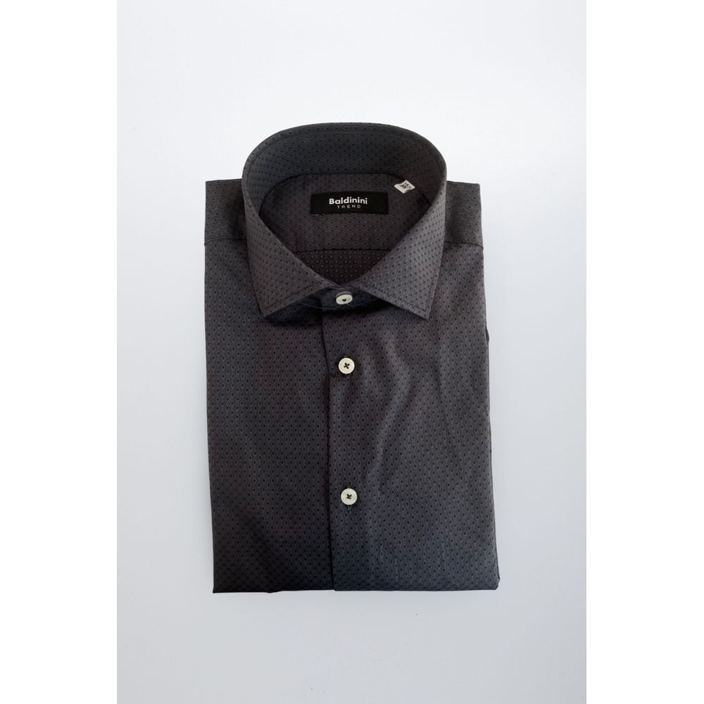 Baldinini Trend Grey Dress Shirt for Men