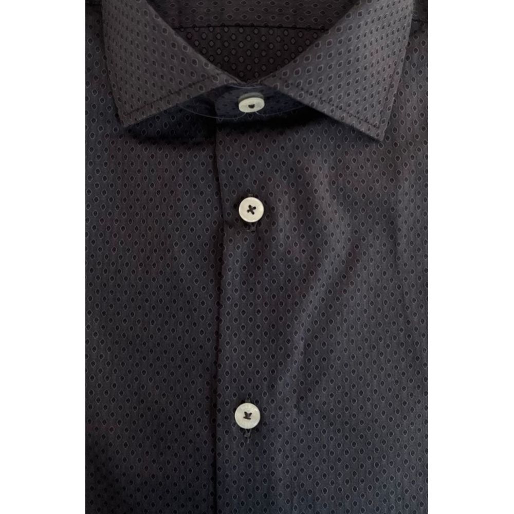 Baldinini Trend Grey Dress Shirt for Men detail view