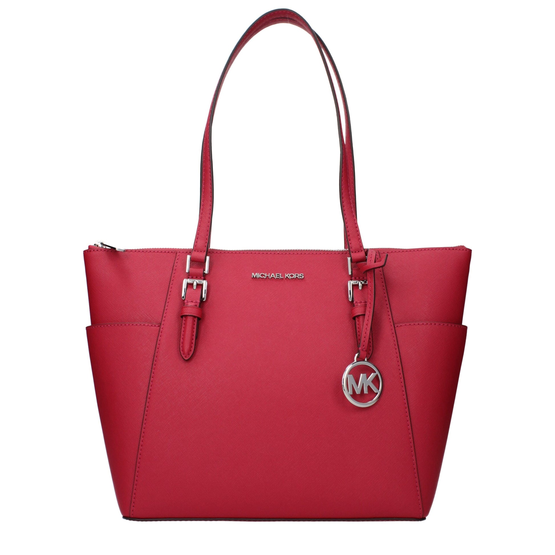 Sac bandoulière en cuir rouge Michael Kors