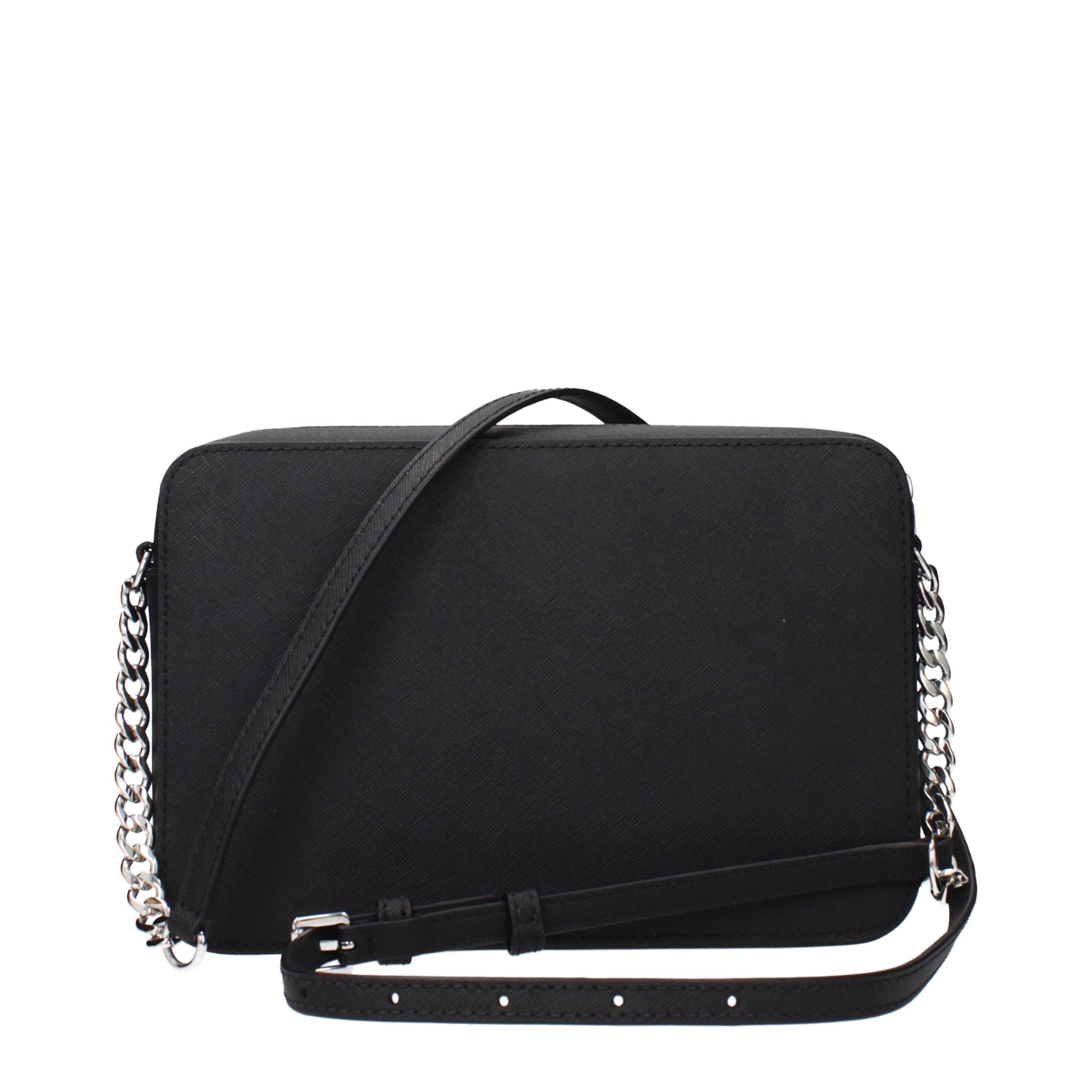 Michael Kors Black Leather Crossbody Bag