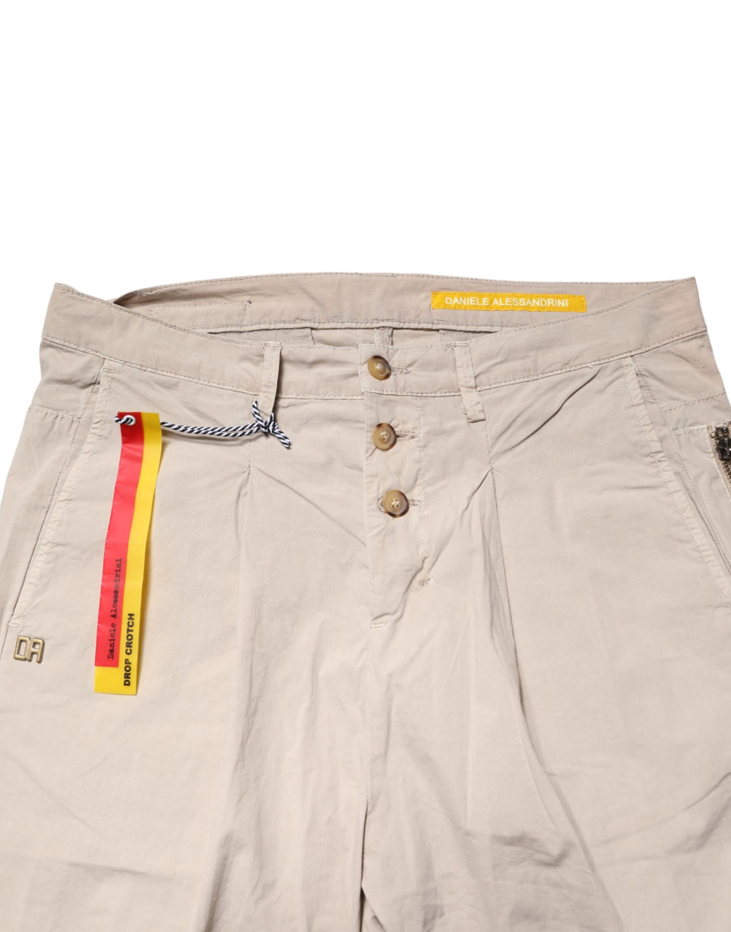 Daniele Alessandrini Beige Slim Fit Jeans for Men additional view